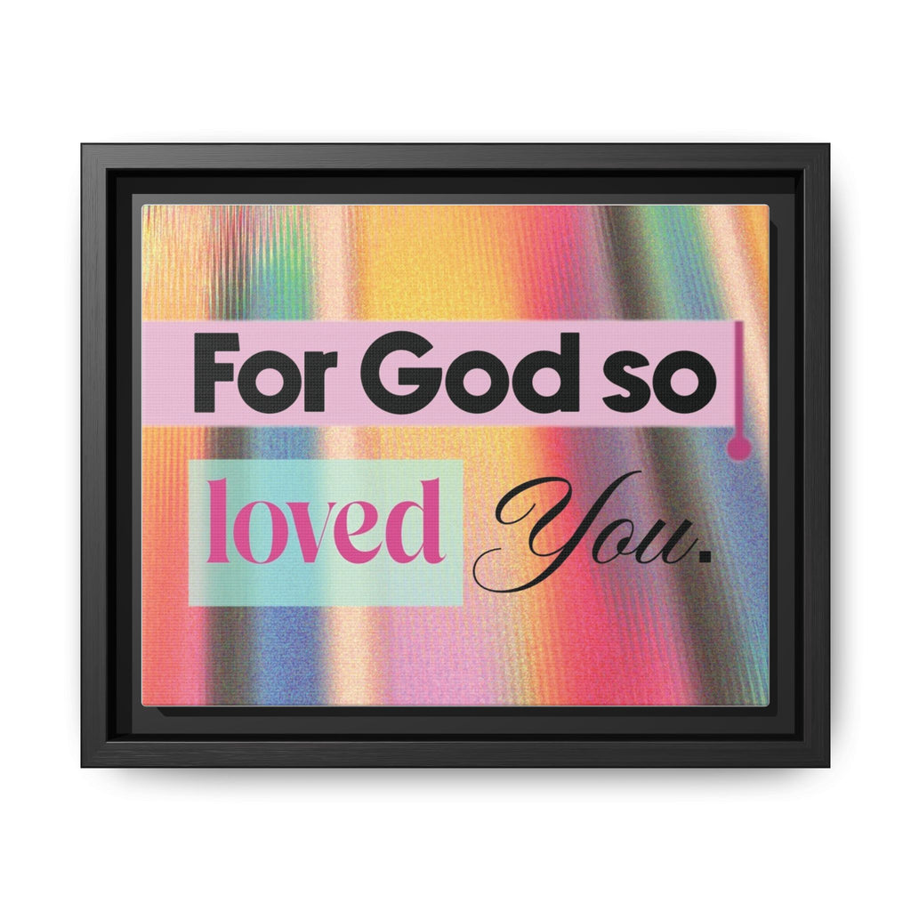 Matte Canvas, Framed (Multi-color)