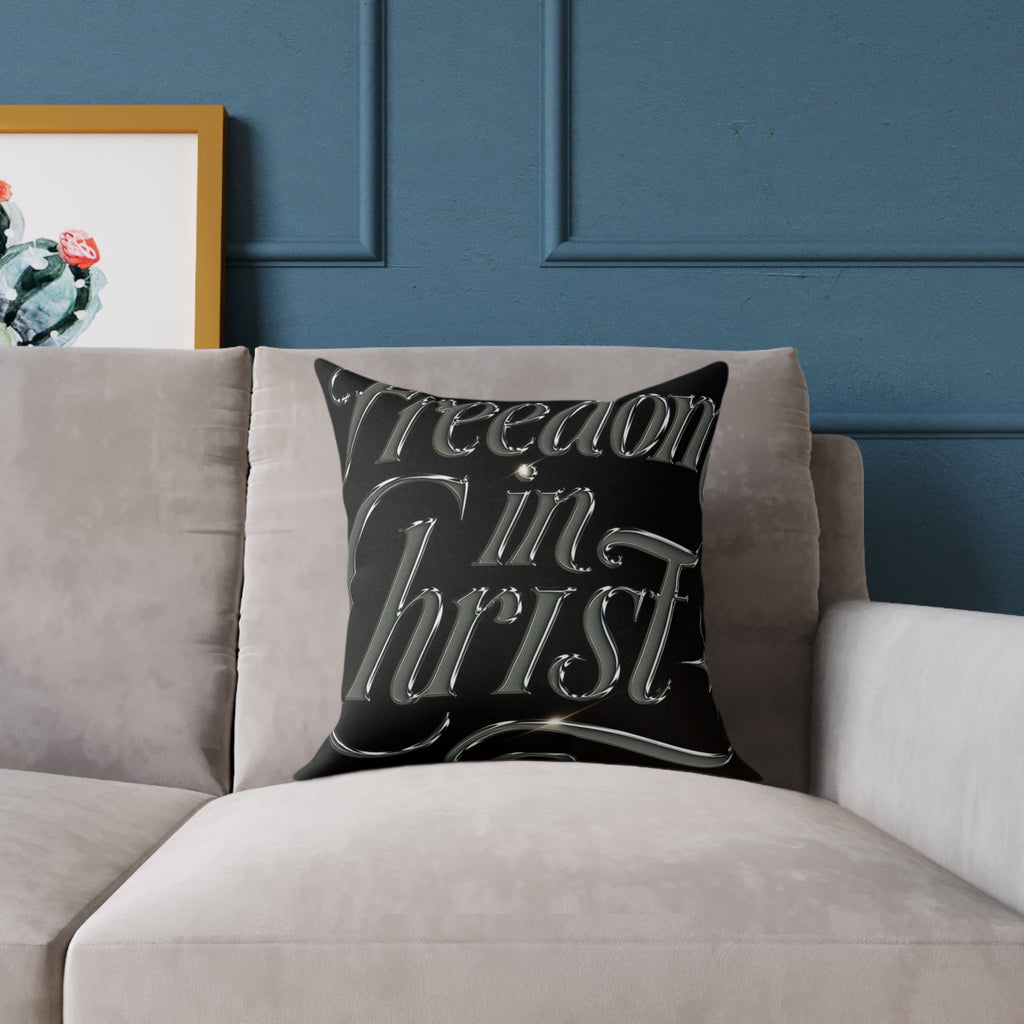 Square Poly Canvas Pillow