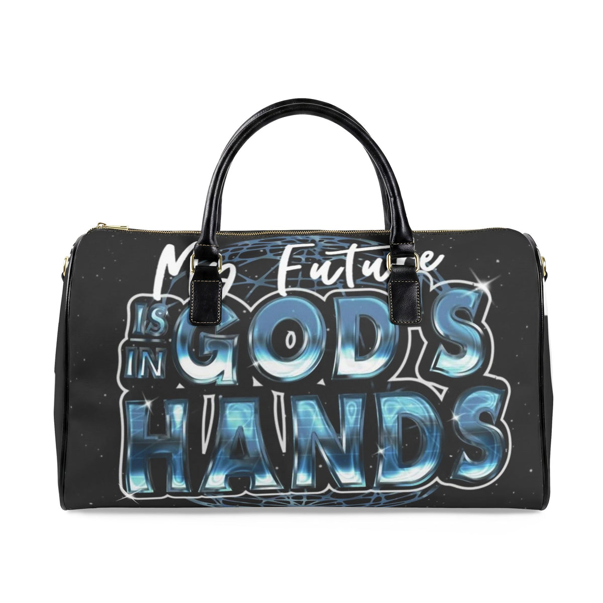 Faux Leather Travel Bag