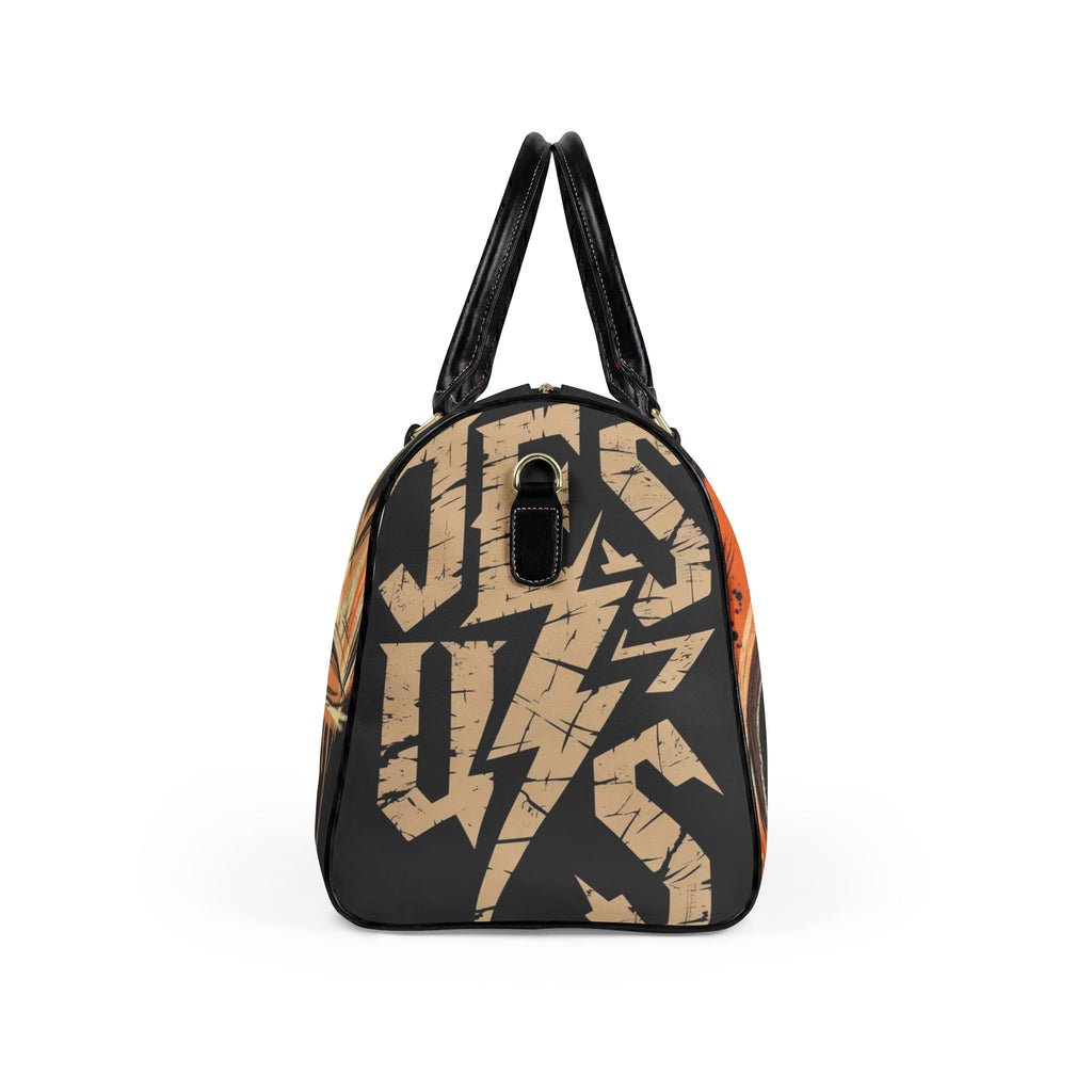 Faux Leather Travel Bag