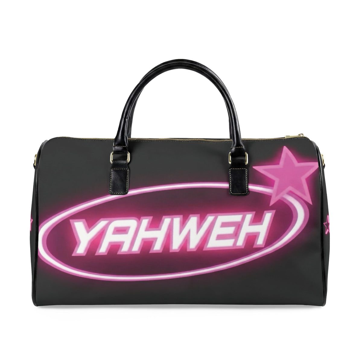Faux Leather Travel Bag
