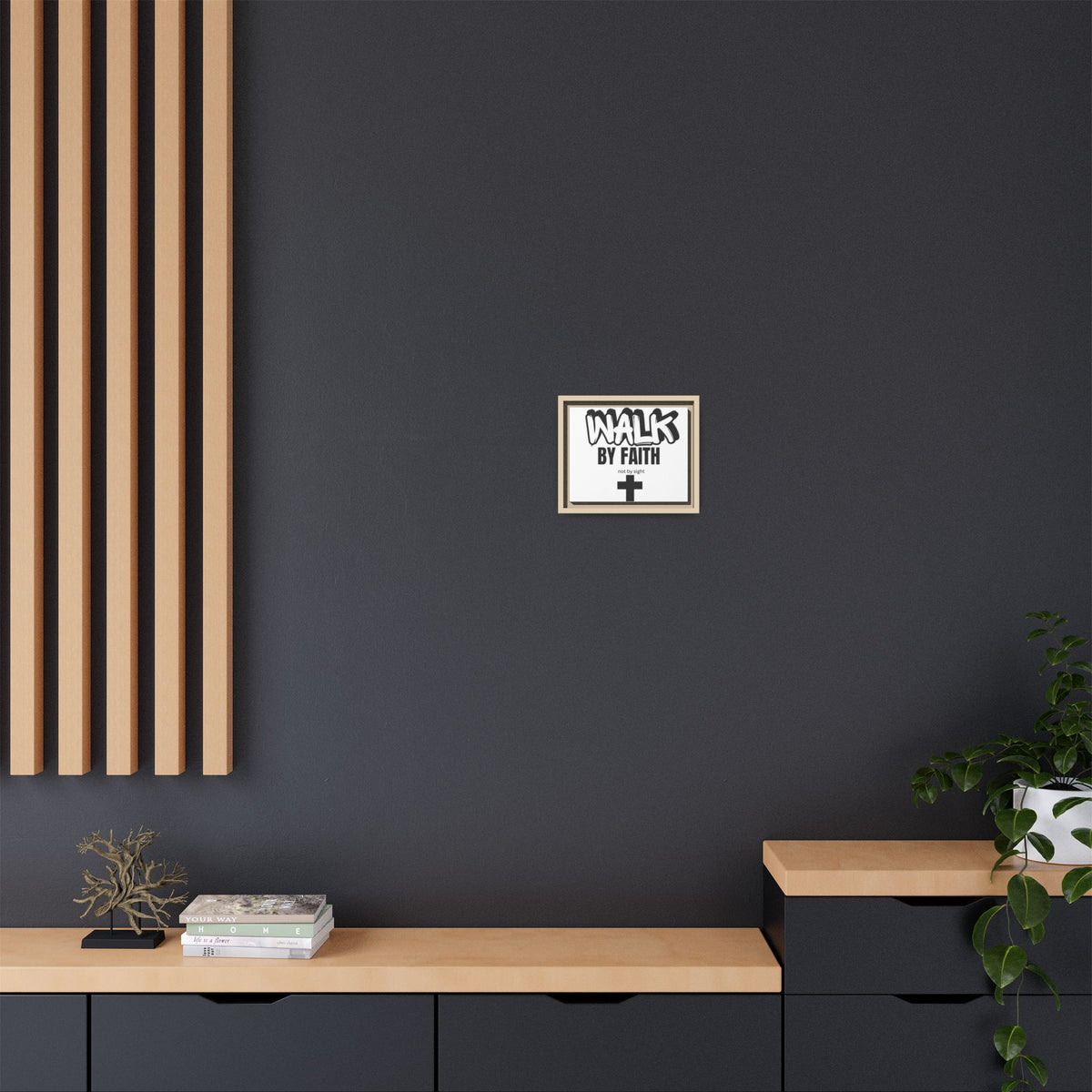 Matte Canvas, Framed (Multi-color)