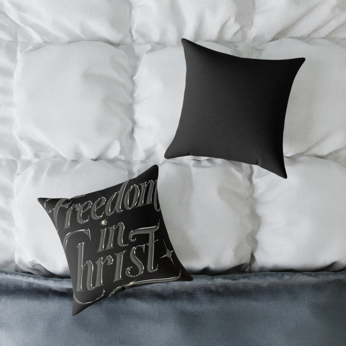 Square Poly Canvas Pillow