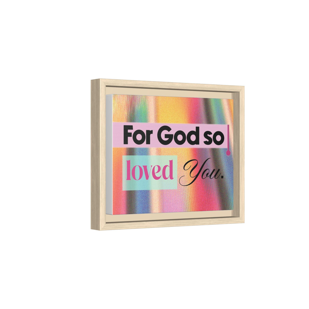 Matte Canvas, Framed (Multi-color)